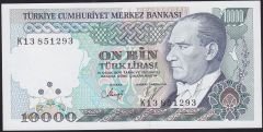 7.Emisyon 4.Tertip 10000 Lira K13 851293 Çil