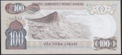 6.EMİSYON 3.TERTİP 100 LİRA J34 147069 ÇÇT ÇİLALTI