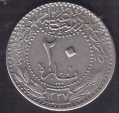 1327 / 6 Reşat 20 Para