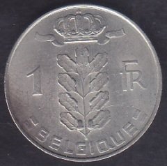 BELÇİKA 1 FRANK 1974