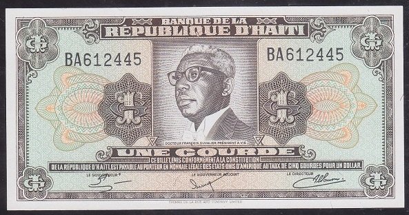 Haiti 1 Courde 1979 (1984) Çil Pick239