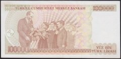 7.EMİSYON 3.TERTİP 100000 LİRA F83 246276 ÇİLALTI