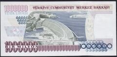 7.Emisyon 2.Tertip 1000000 Lira J82 036239 Çil