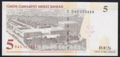 8.EMİSYON 5 YTL B43 273444 ÇİL
