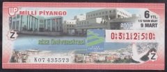 2008 9 MART YARIM BİLET Z SERİSİ