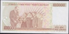 7.EMİSYON 3.TERTİP 100000 LİRA F81 178666 ÇİLALTI ÇİL