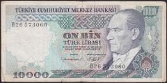 7.Emisyon 2.Tertip 10000 Lira B26 573060 Çok Temiz