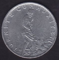 1974 Yılı 2.5 Lira Ters