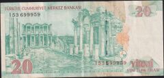 8.Emisyon 20 YTL I53 699959 Çok Temiz+