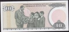 7.Emisyon 2.Tertip 10 Lira D61 222878 Çil