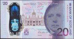 İskoçya 20 Pound 2019 Çil Polymer