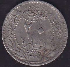 1327 / 6 Reşat 20 Para Haliyle