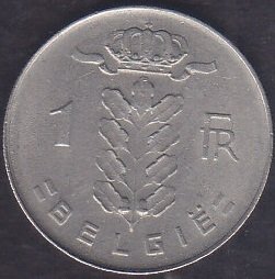BELÇİKA 1 FRANK 1975