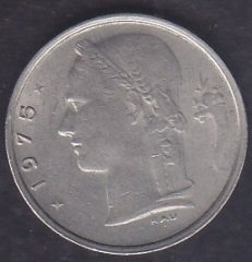 BELÇİKA 1 FRANK 1975