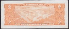 BREZİLYA 2 CRUZEİROS 1954 ÇİLALTI ÇİL P151a