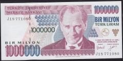 7.Emisyon 2.Tertip 1.000.000 Lira J18 771080 Çil