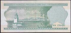 6.Emisyon 1.Tertip 10 Lira E78 362686 Çok Çok Temiz+