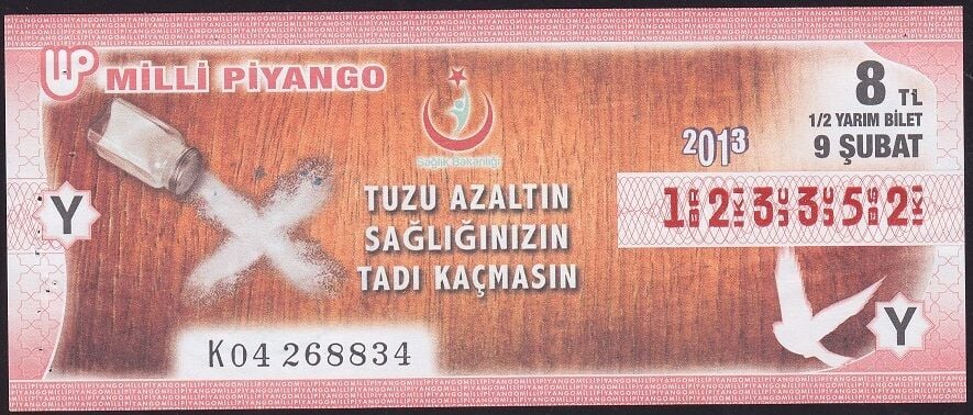 2013 9 Şubat Yarım Bilet - Y Serisi