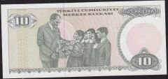7.Emisyon 2.Tertip 10 Lira D53 382605 Çil