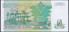 Zaire 50 Zaires 1988 Çilaltı Çil