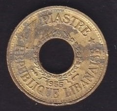 LÜBNAN 1 PİASTRE 1955