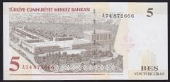 8.EMİSYON 5 YTL A74 871666 ÇİL