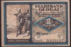 ALMANYA  1 MARK NOTGELD  ÇİL