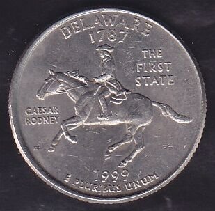 Amerika Çeyrek Dolar 1999 Hatıra Delaware P