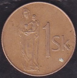 Slovakya 1 Korun 1993