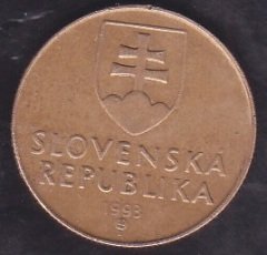 Slovakya 1 Korun 1993