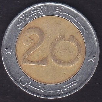 Cezayir 20 Dinar 2007