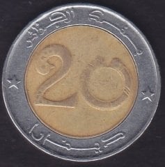 Cezayir 20 Dinar 2007