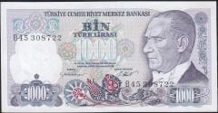 7.Emisyon 1.Tertip 1000 Lira B45 308722 Çilaltı Çil