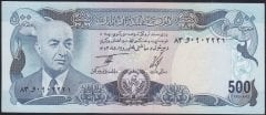 Afganistan 500 Afganis 1354 ( 1975 ) Çilaltı Çil Pick 51b