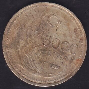 1994 Yılı 5000 Lira