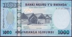 Rwanda 1000 Frank 2008 Çil Pick 35