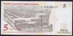 8.EMİSYON 5 YTL A47 184777 ÇİL