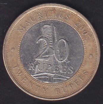 Mauritius 20 Rupi 2007