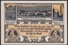 ALMANYA  1 MARK NOTGELD  1922 ÇİL