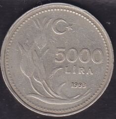 1993 Yılı 5000 Lira