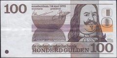 Hollanda 100 Gulden 1970 Çok Temiz +