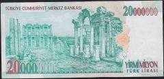 7.Emisyon 20 000 000 Lira C83 561065 Çok Çok Temiz+