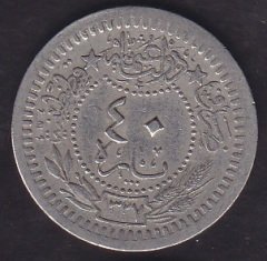 1327 / 8 Reşat 40 Para