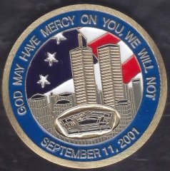 Amerika 11 Eylül Madalya Kapsülünde Çil 43 mm
