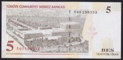 8.EMİSYON 5 YTL A40 198333 ÇİL