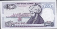 7.Emisyon 1.Tertip 1000 Lira B28 447082 Çilaltı ( Kat yok )