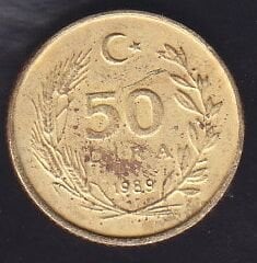 1989 Yılı 50 Lira