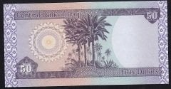 Irak 50 Dinar 2003 Çil Pick 90