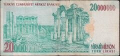 7.Emisyon 20 000 000 Lira C82 797894 Çok Temiz