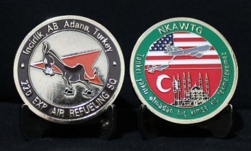 Nato İncirlik Adana Madalya Kapsülünde Çil 43 mm